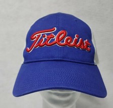 Titleist Chicago Cubs Blue Gold Adjustable mesh back Hat Cap Embroidered  - $13.30