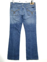Uncharted Territory Straight Leg Blue Denim Jeans Women&#39;s Size 35&quot; x 33&quot; - £15.69 GBP