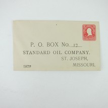 US Postal Stationery Standard Oil Company St. Joseph Missouri 2 cent Antique - £7.98 GBP
