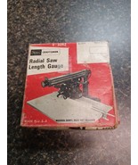 Vtg Sears Craftsman Radial Saw Length Guage NO. 3242 - $24.74