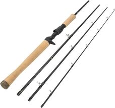 KastKing Valiant Eagle Passage Travel Fishing Rods, 4 pc 7.6 Casting - $42.75