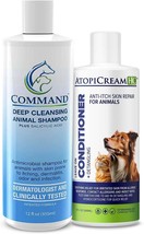 Itchy Dog Bundle, 12 Oz Command Medicated Pet Shampoo + 8 Oz Atopicream Hc 1% Hy - £34.55 GBP