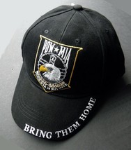 Pow Mia Bring Them Home Embroidered Baseball Cap Hat - £9.07 GBP