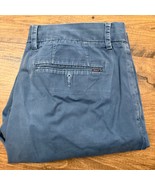 Polo Ralph Lauren 36x34 Stretch Slim Fit Chino Blue Pant Preppy Office Work - $39.16 CAD