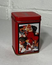 Coca Cola Santa Christmas Candle Tin 3” Vintage 1991 - £10.25 GBP