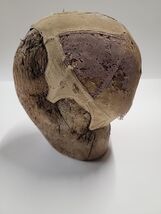 Vintage Antique Wooden Wood wig  Mold -Hat Block Form - $68.31