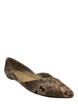 Time and Tru D&#39;Orsay Women&#39;s Snake Print Multi-Color Cushion Flats 7.5 &amp;... - £9.59 GBP