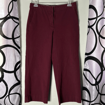 J. Crew Maroon size 2 cropped pants - £10.78 GBP