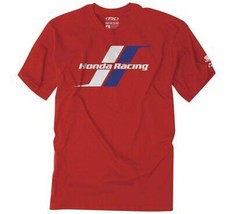 Factory Effex Men&#39;s Honda Stripes Tee Shirt T-Shirt Red M - £23.66 GBP