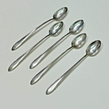 5 Concord NH Silversmiths yankee clipper sterling iced tea spoons 7.5&quot; - £233.54 GBP