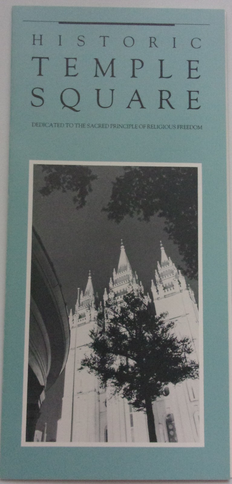 Vintage Historic Temple Square Salt Lake City Utah Brochure 1986 - $2.99