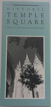 Vintage Historic Temple Square Salt Lake City Utah Brochure 1986 - $56.91 MXN