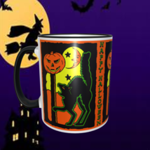 Halloween Cat  11oz  Coffee Mug  NEW Dishwasher Safe - £15.98 GBP