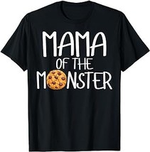 Mama Of The Monster Funny Women Choco Chip Cookie Party T-Shirt - £12.57 GBP+