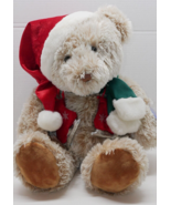2003 JC Penney Holiday Collection Christmas Santa Hat Ice Skate Teddy Be... - £15.71 GBP