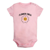 Flower Child Novelty Romper Baby Bodysuits Newborn Infant Jumpsuits Kids Outfits - £8.21 GBP