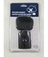 Universal Worldwide Grounded Adapter Plug With USB Charger - €13,28 EUR