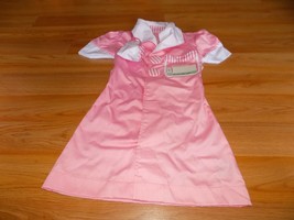 Size Ages 3-6 Melissa &amp; Doug Waitress 50&#39;s Diner Pink Role Play Costume Dress  - $24.00