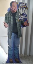 Vintage 90s Bud Light Beer Advertising I Love you Man Cardboard Life Cut... - £82.91 GBP