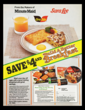 1984 Minute Maid Build A Better Breakfast Circular Coupon Advertisement - £14.97 GBP