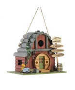 Vintage Winery Log Cabin-Style Bird House - £27.31 GBP