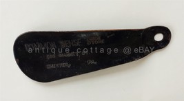 1900s antique COMMON SENSE SHOE STORE AD chester pa METAL SHOE HORN mark... - £22.48 GBP