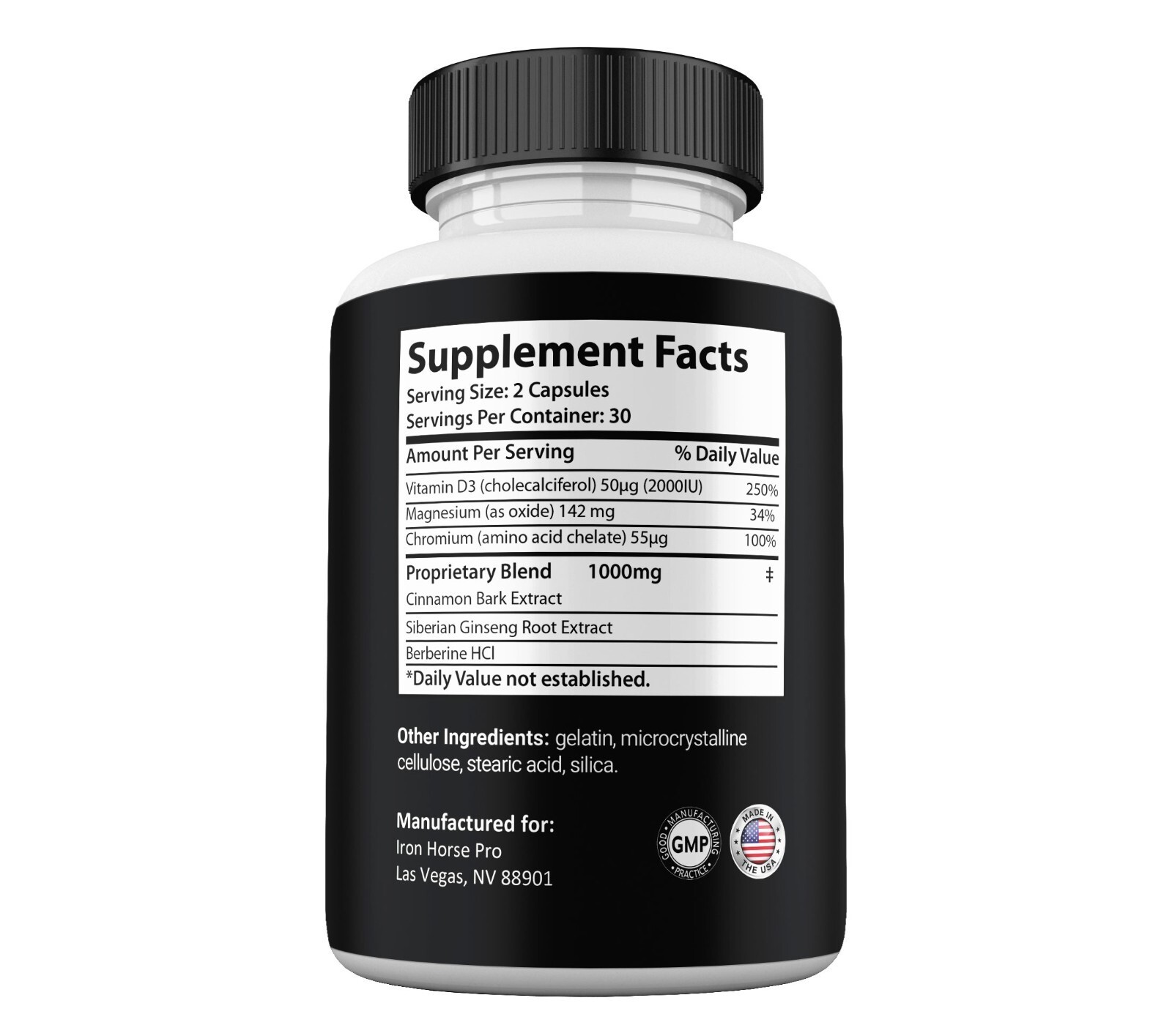 IronHorse Pro Capsules, Max Strength, IronHorsePro High Potency (1 pack) Item image 4