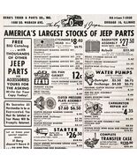 1949 Berg Truck &amp; Parts Automotive Chicago Advertisement King Of Jeeps E8P - $19.99