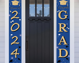 2024 Graduation Decorations Class of 2024-Blue and Gold Graduation Party... - $15.21