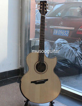 New brand acoustic jumbo guitar with fanned frets by handcraft with bag - $1,005.43