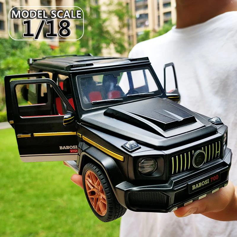 Large 1:18 Mercedes Benz Brabus G700 SUV Off-road Alloy Model Car Diecas... - £33.00 GBP