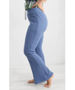 Aerie Waffle Knit Flare Pants Blue ( XS ) - $54.09 CAD