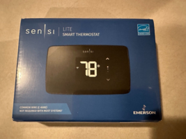 EMERSON SENSI LITE Wi-Fi SMART PROGRAMMABLE THERMOSTAT ST25U BLACK - Bra... - $55.99