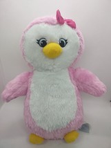 Build A Bear Workshop BABW Pink Penguin w/ Bow 12&quot; Stuffed Plush Animal W/ Tags - $9.90