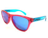 Oakley Sunglasses Frogskins XXS OJ9009-0448 Acid Pink Blue Red Prizm Sap... - £50.38 GBP