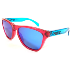Oakley Sunglasses Frogskins XXS OJ9009-0448 Acid Pink Blue Red Prizm Sapphire - £50.33 GBP