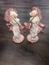 Elegant Vintage Hedi Schoop California Pottery Asian Girl Figurines - £790.16 GBP