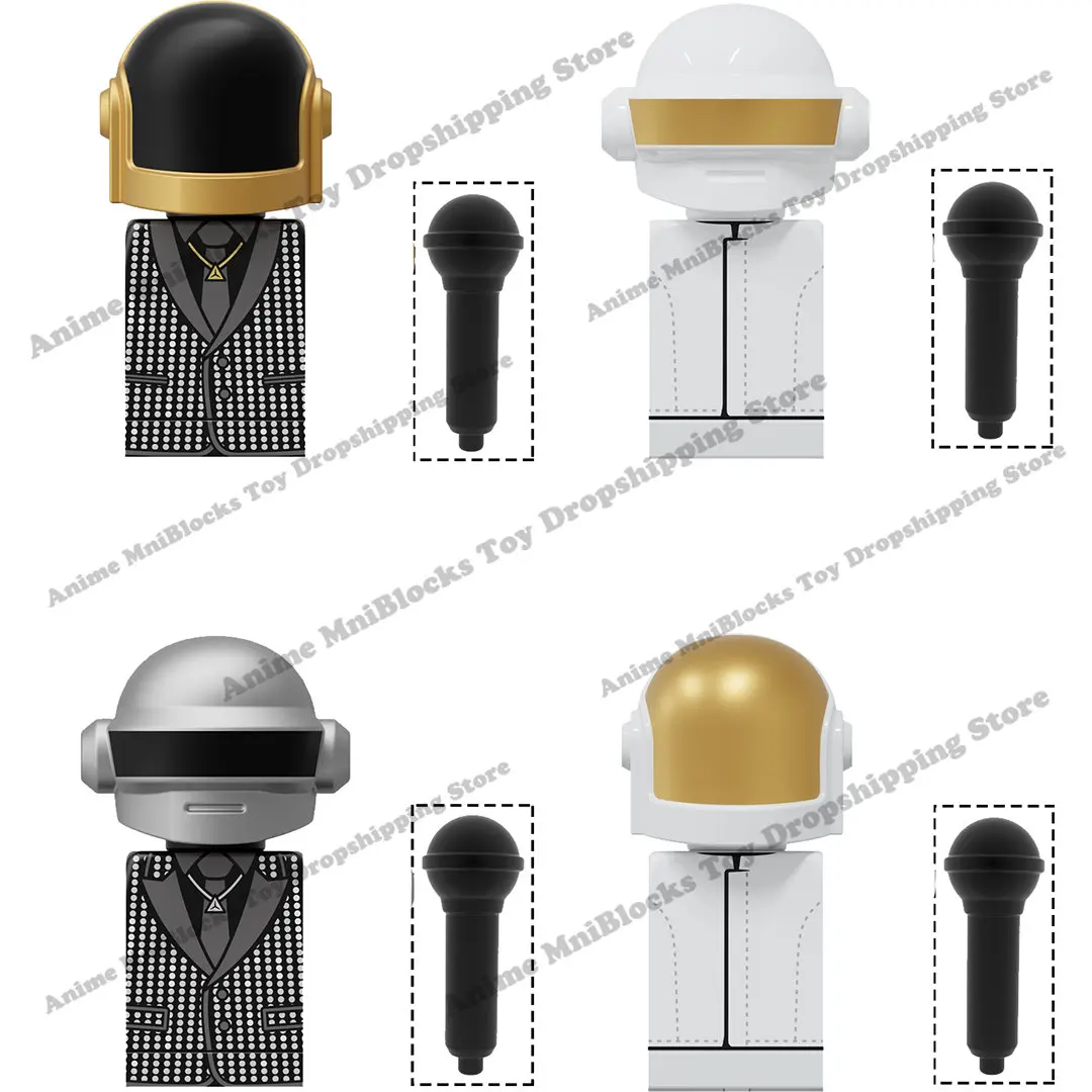 Game Fun Play Toys KT1063 Daft Punk bricks dolls mini action Game Fun Pl... - $29.00