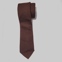 J.G. Hook Men Dress Wool Neck Tie Brown Slim Style 3&quot; wide 59&quot; long (has... - $19.35