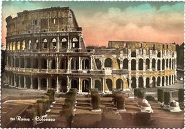 Rome, Coliseum, vintage post card - £9.54 GBP
