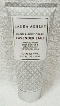 Laura Ashley LAVENDER SAGE Hand &amp; Body Cream Shea Butter Oils 5 oz/150mL New - £14.73 GBP