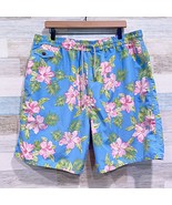 POLO Ralph Lauren Tropical Floral Swim Trunks Blue Pink Inch Inseam Mens... - £31.21 GBP