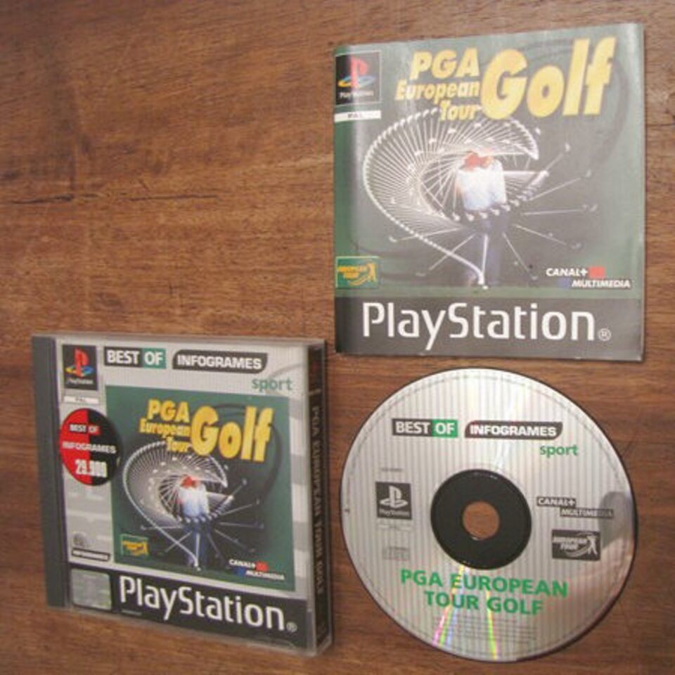 Primary image for PLAYSTATION video game PGA EUROPEAN TOUR GOLF 2000 sles 02396 also in ITALIAN...