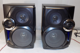 Pair of Sharp Speakers CP-XP5500 6 ohm Bookshelf Speakers Tested And Working - $29.38