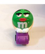 Green M&amp;M&#39;s Candy Dispenser Burger King Kids Club Meal Toy 1996 Purple Car - €4,25 EUR