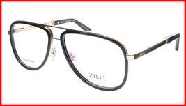 ZILLI Eyeglasses Frame Titanium Acetate Gold Black France Made ZI60020 C01 037 - £777.07 GBP