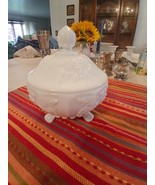 Westmoreland grape pattern footed candy dish with lid.  Good condition.  - $21.96 CAD