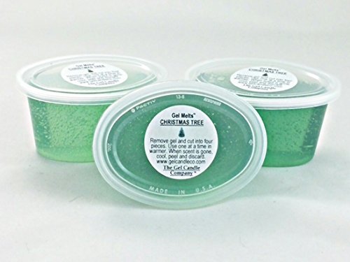 3 Pack of Christmas Tree Scented Gel MeltsTM for candle warmers tart oil wax bur - $9.65