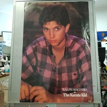 Ralph Macchio as The Karate Kid Poster 1986 Plaid Shirt Distant Look - $28.45