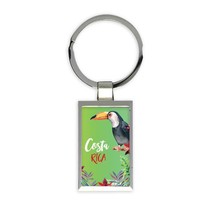 Customizable Toucan : Gift Keychain Costa Rica Personalized Souvenir Tour Centra - £6.27 GBP